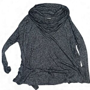 Express cowl neck dolman light sweater m/l